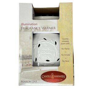 Candle Warmers Etc. Mason Jar Illumination Fragrance Wax Candle Warmer